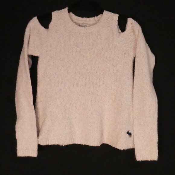 abercrombie kids Other - ABERCROMBIE KIDS | 11/12 | Knit Sweater With Open Shoulders | Shiny Fibers